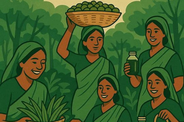 Como mulheres da floresta lideram redes de micro empreendimentos sustentáveis